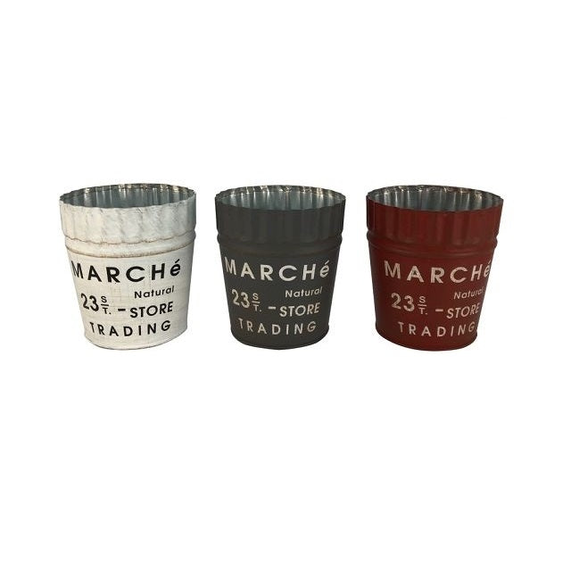 Tin Can - Marche, d4.13 x h4.13 in