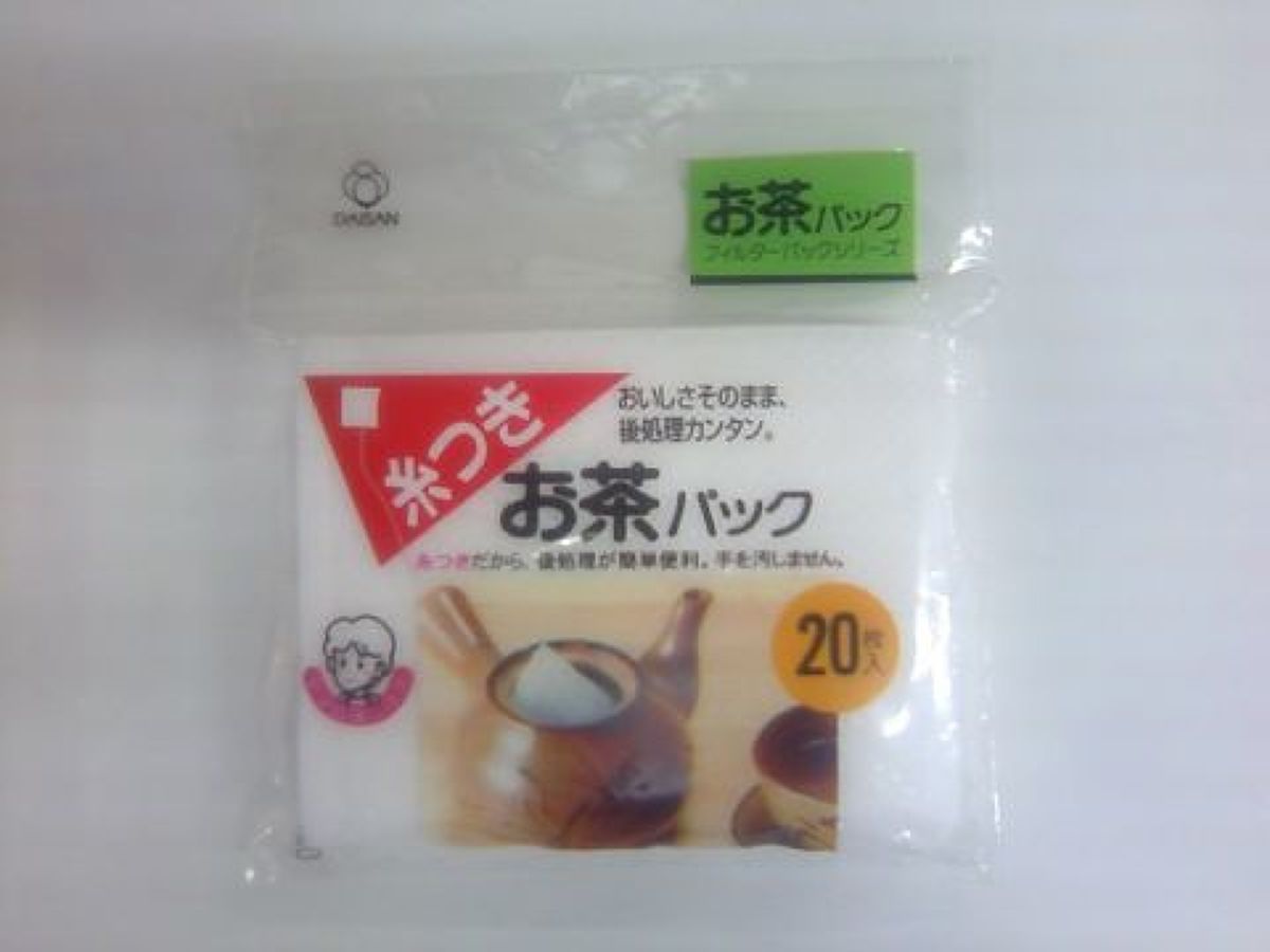 Daiso 20pcs tea bag w/thread FrontPackage
