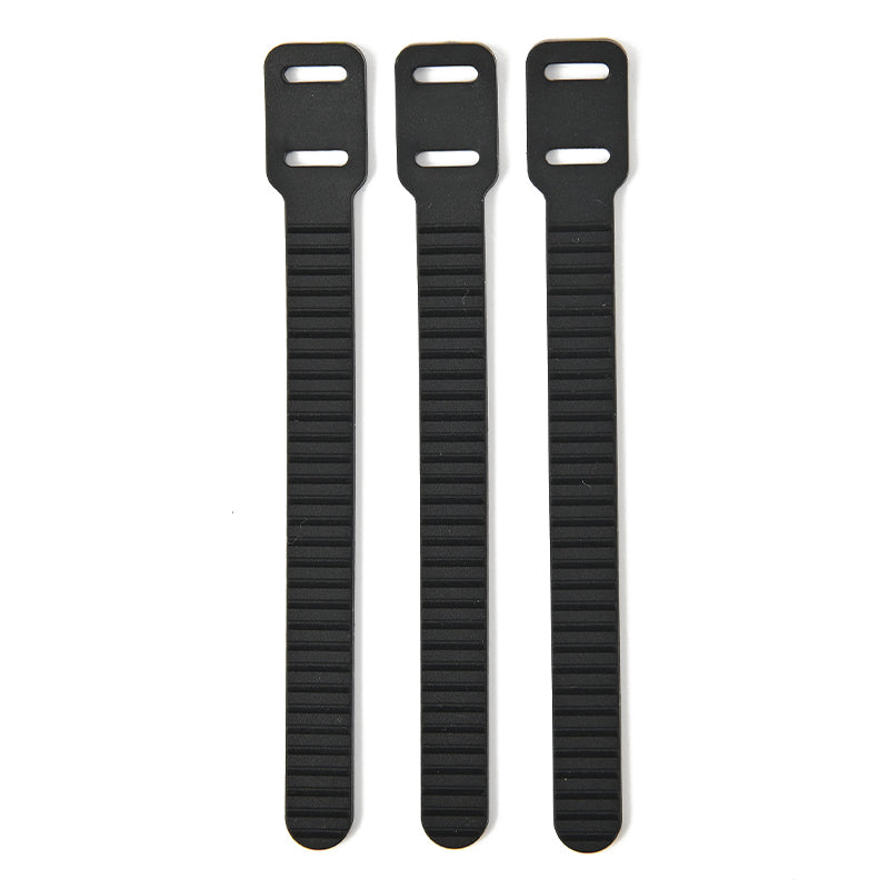 Daiso Silicone Cord Band -Black - 3 pcs.- FrontPackage