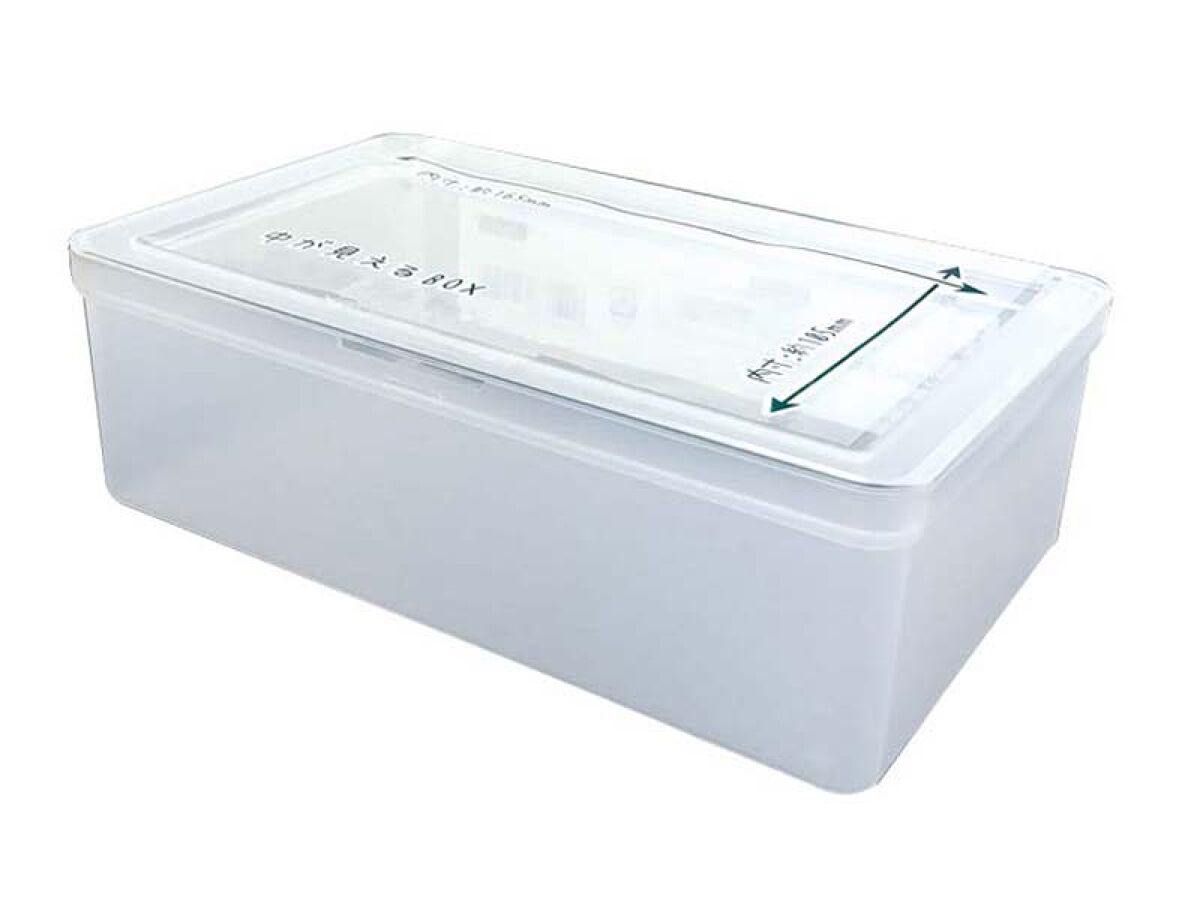 Clear lid box – DAISO