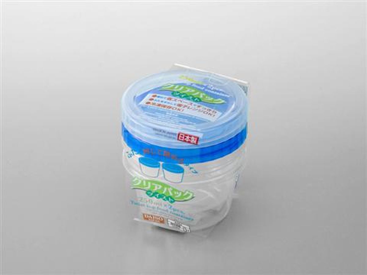 Daiso Twist Top Food Container -2 pcs.- FrontPackage