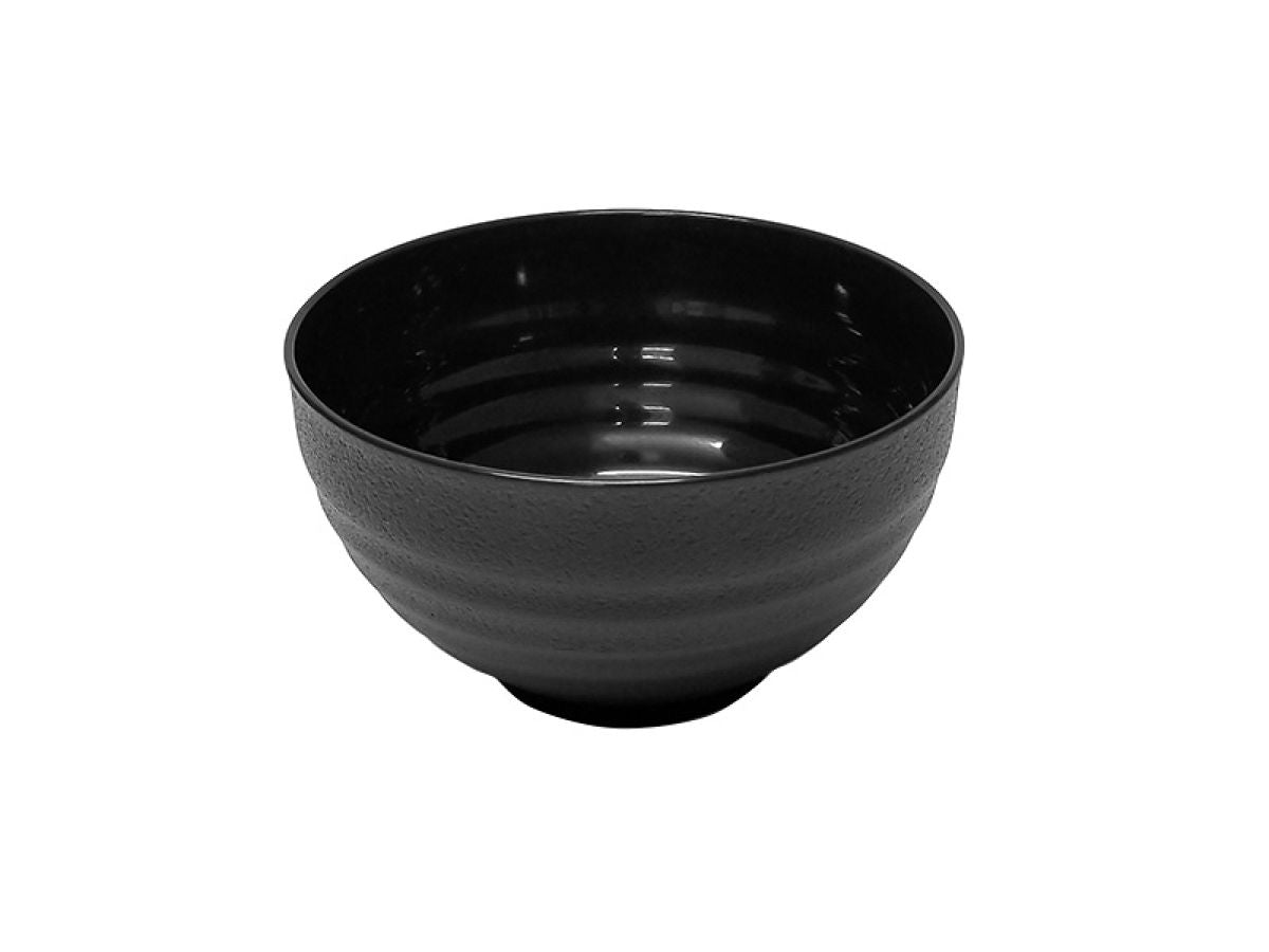 Wanami Dish for Microwave Bowl -Black- – DAISO