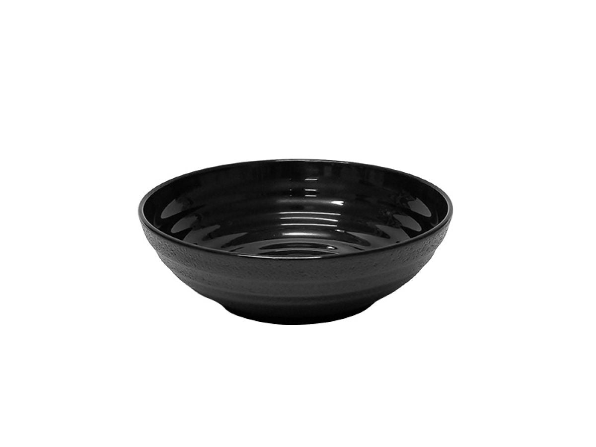 Daiso Wanami Dish for Microwave Small Bowl -Black- FrontPackage