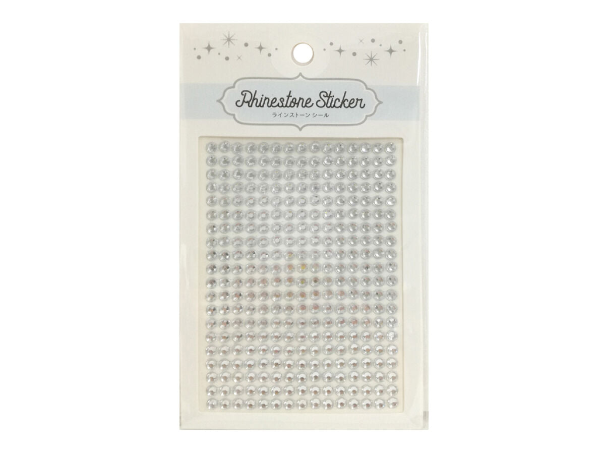 Daiso Rhinestone Sticker L 300P Silver LSS-105-1 FrontPackage