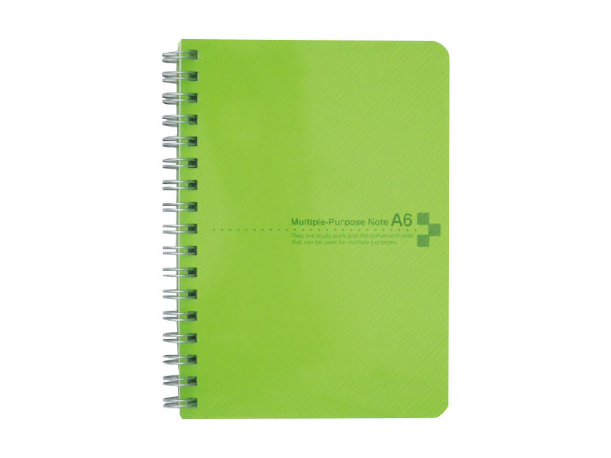 Daiso Color cover notebook A6 green A ruled line 60 sheets FrontPackage
