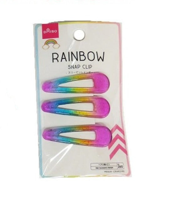 Daiso Rainbow Snap Clip FrontPackage