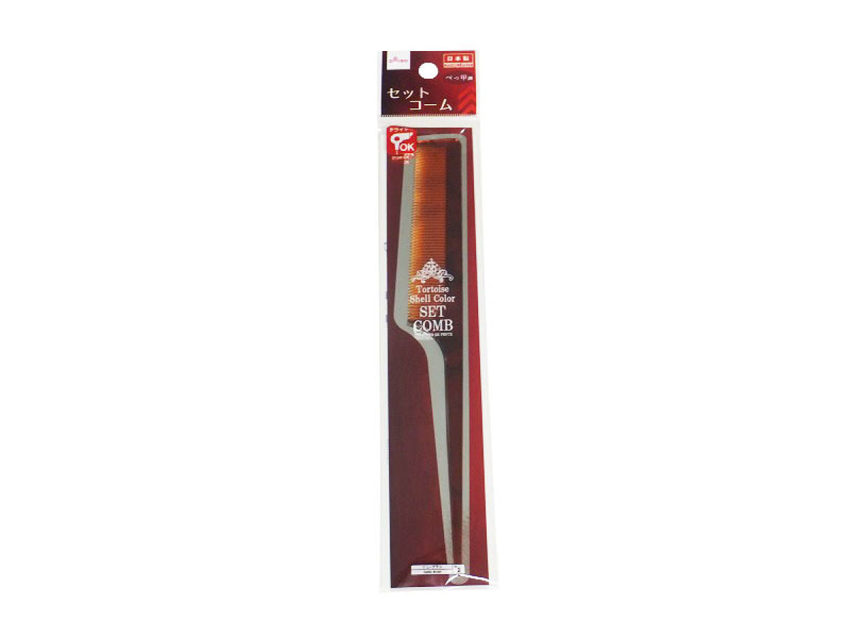 Daiso Tortoiseshell Color set comb FrontPackage