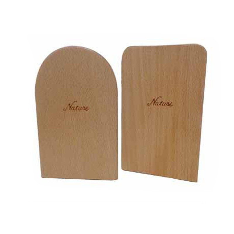 Wooden Bookend, 2.9 x 3.1 x h5.1 in