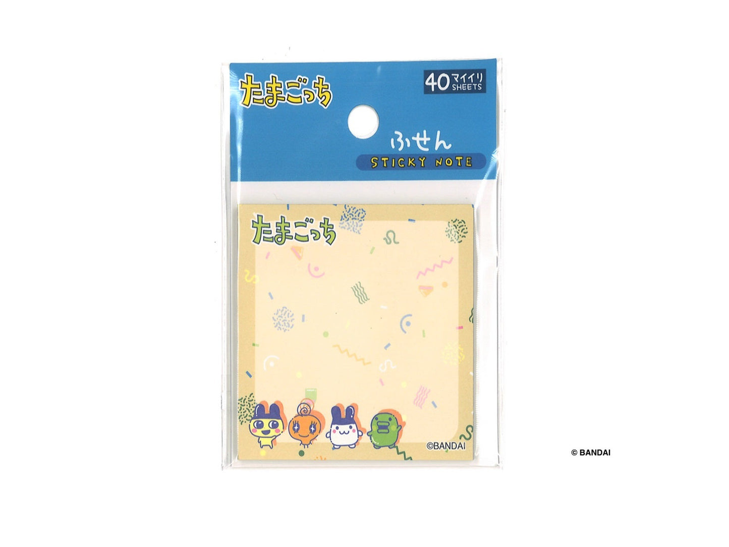 Daiso Tamagotchi Sticky Note YE FrontPackage