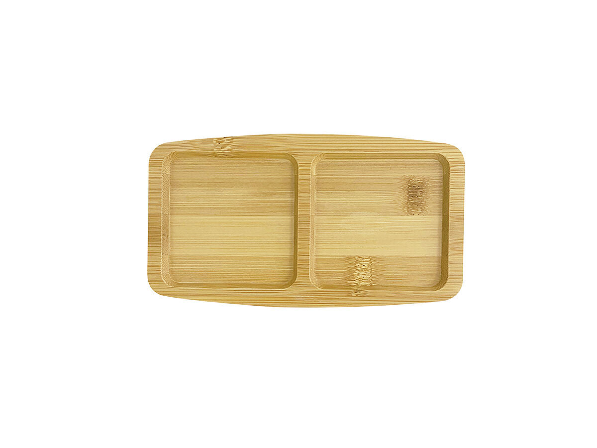 Bamboo Tray - 2 Partitions
