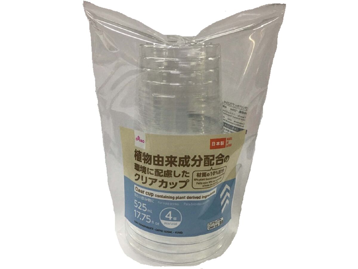 Clear Cup 4Pieces.