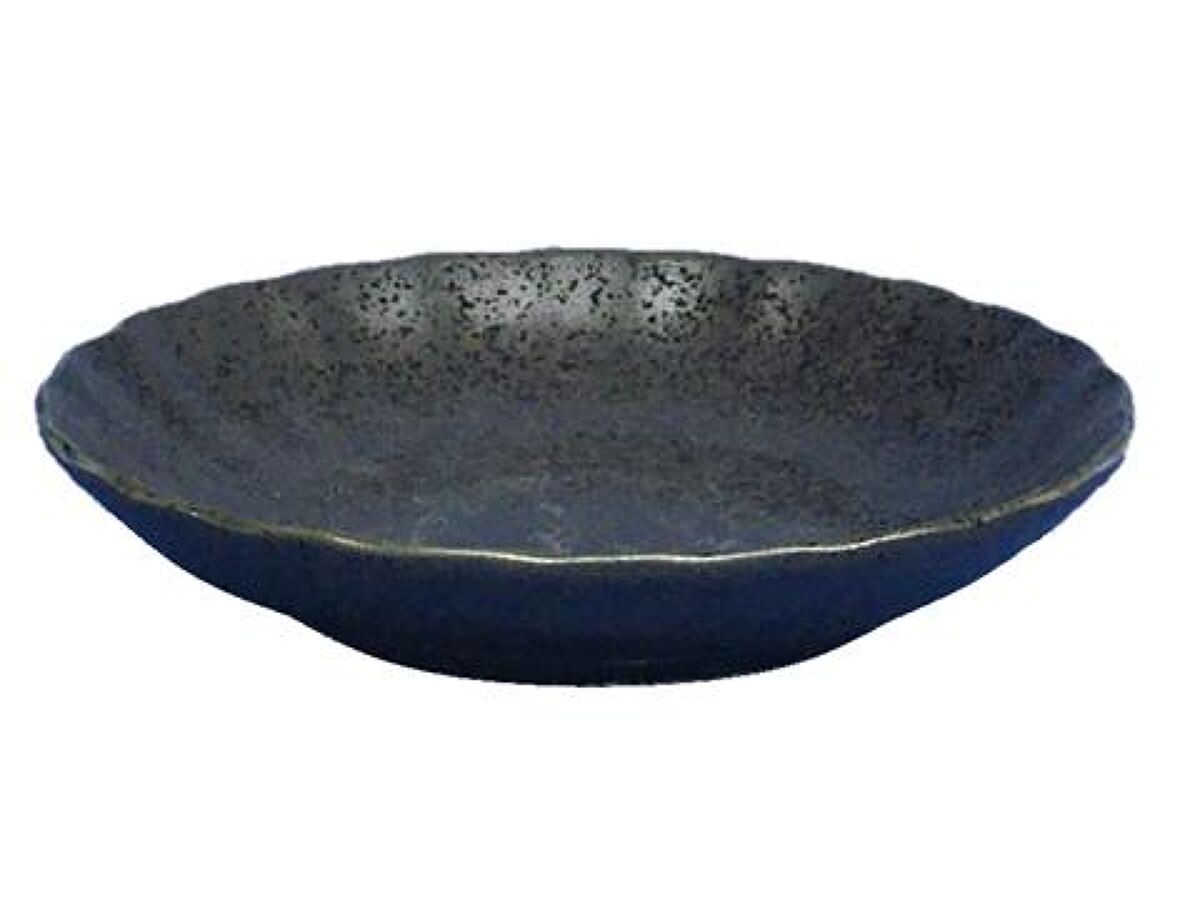 Dish Tenmoku 13.9cm x 13.9cm x 2.5cm