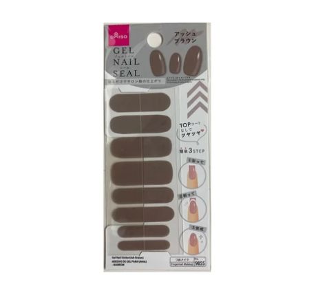 Gel Nail Sticker - Ash Brown