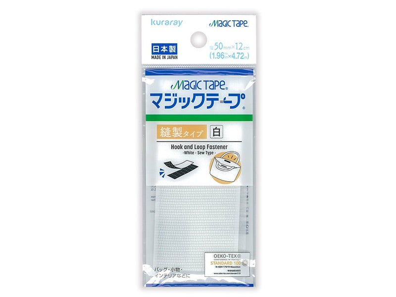 Hook And Loop Fastener - White - Sew Type