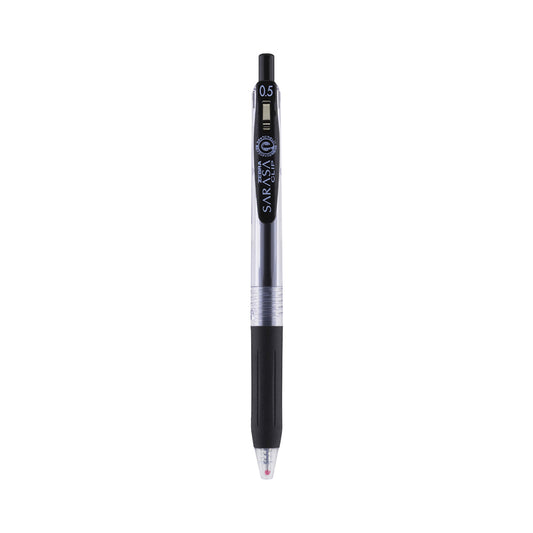 Sarasa Clip Gel Retractable Black 0.5mm Dozen UPC