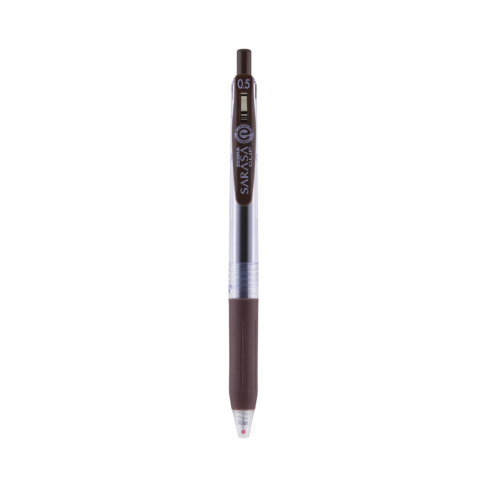 Sarasa Clip Gel Retractable Brown 0.5mm Dozen UPC