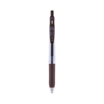 Sarasa Clip Gel Retractable Brown 0.5mm Dozen UPC