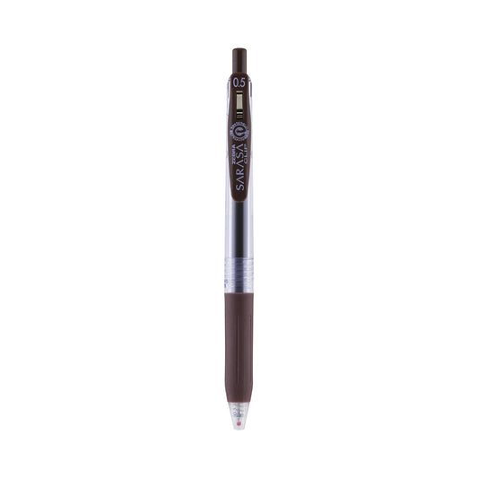 Sarasa Clip Gel Retractable Brown 0.5mm Dozen UPC