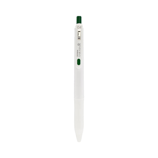 Sarasa R Gel Retractable 0.4mm Green Black Dozen UPC