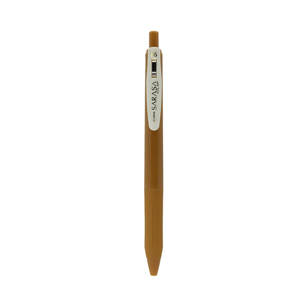 Sarasa Clip Vintage Gel Retractable 0.5mm Camel Yellow