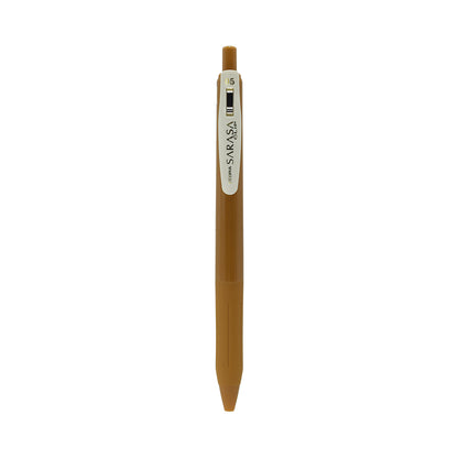 Sarasa Clip Vintage Gel Retractable 0.5mm Camel Yellow