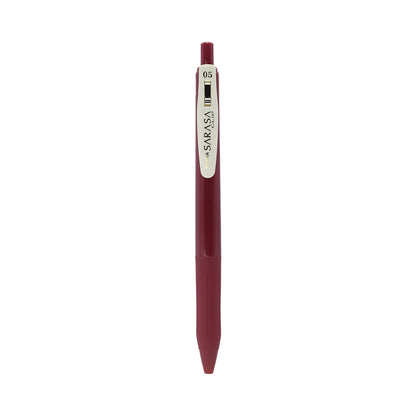 Sarasa Clip Vintage Gel Retractable 0.5mm Cassis Black