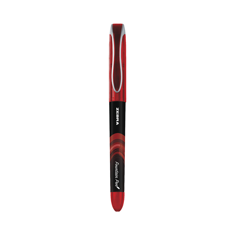 Zebra Fountain Pen 0.6mm Red