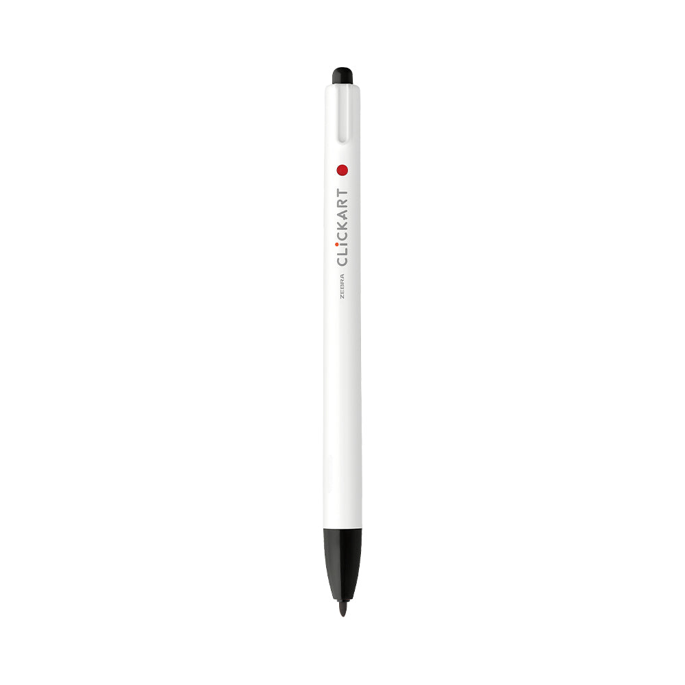 ClickArt Retractable Marker Pen 0.6mm Black Dozen UPC