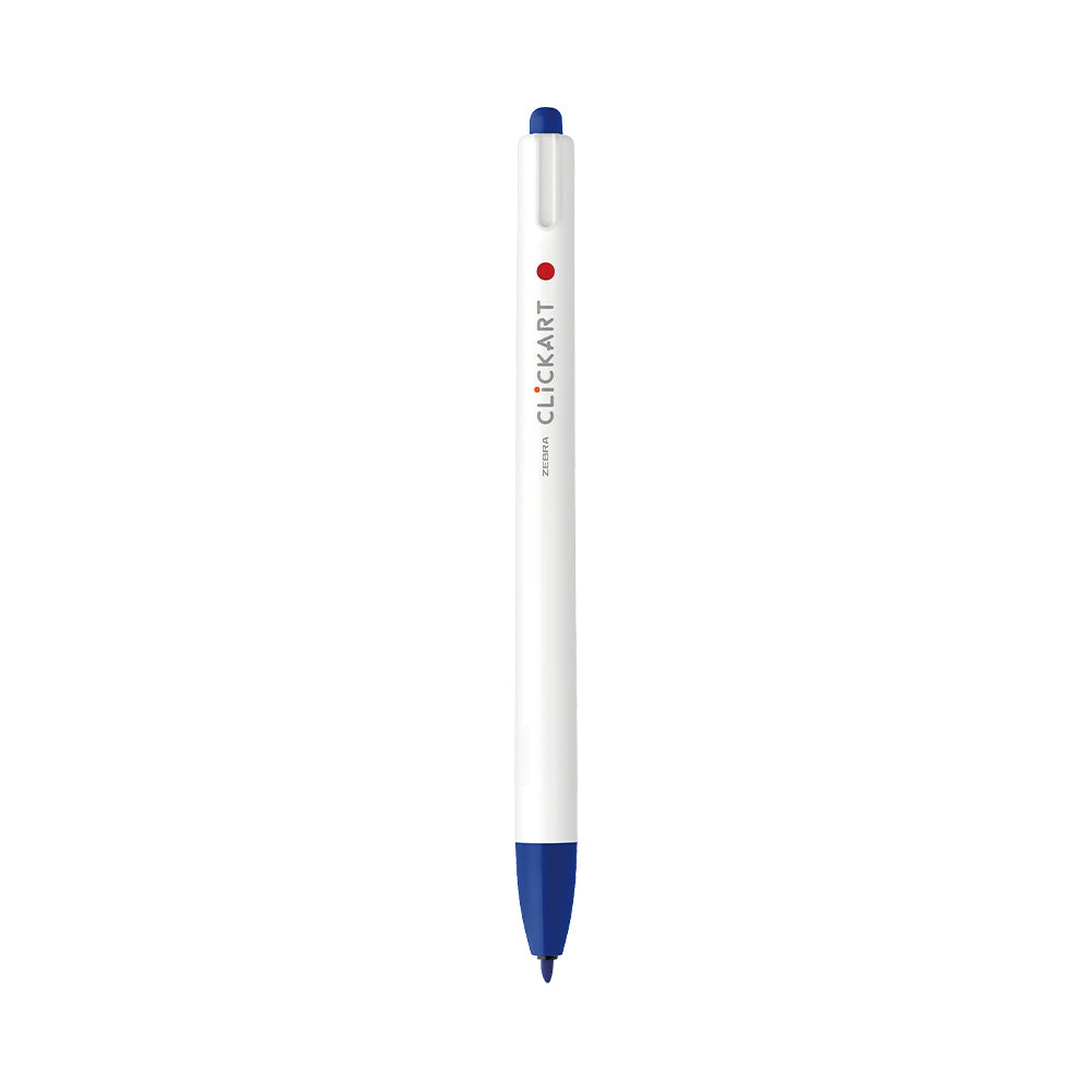 ClickArt Retractable Marker Pen 0.6mm Blue Dozen UPC