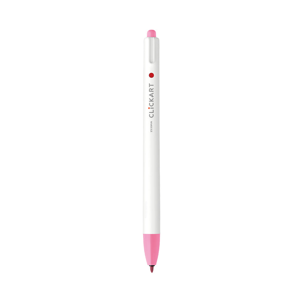 ClickArt Retractable Marker Pen 0.6mm Pink Dozen UPC