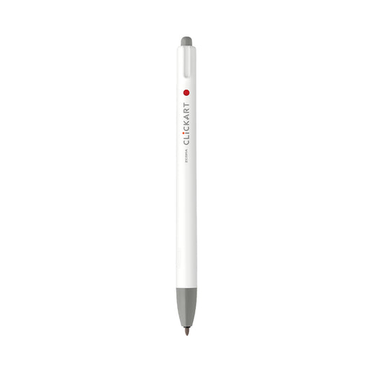 ClickArt Retractable Marker Pen 0.6mm Gray Dozen UPC