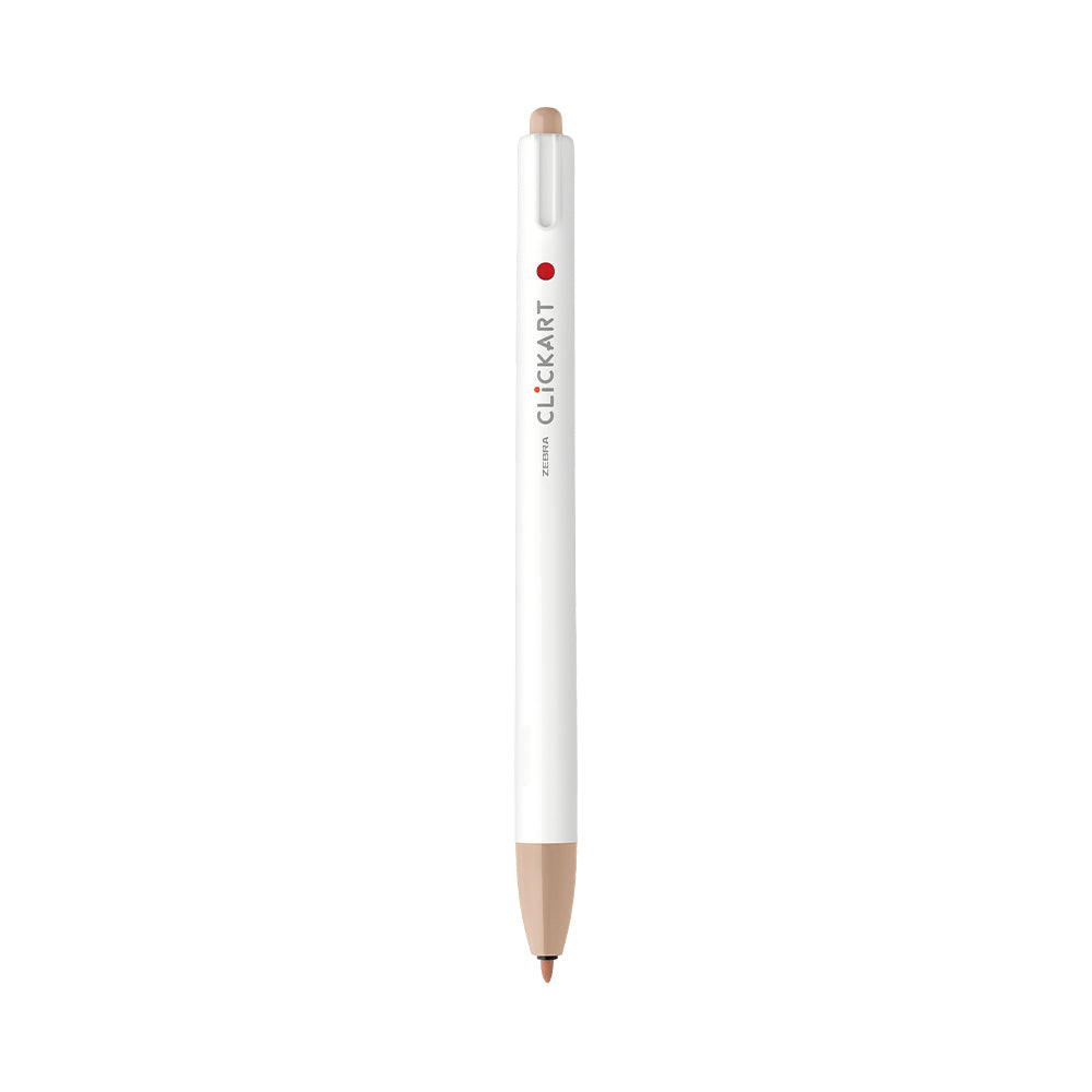 ClickArt Retractable Marker Pen 0.6mm Brown Dozen UPC