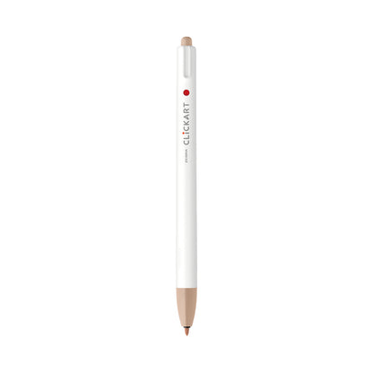 ClickArt Retractable Marker Pen 0.6mm Brown Dozen UPC