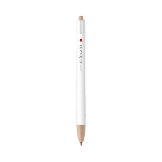 ClickArt Retractable Marker Pen 0.6mm Brown Dozen UPC