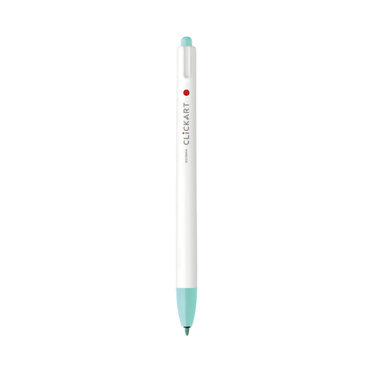 ClickArt Retractable Marker Pen 0.6mm Aqua Blue Dozen UPC