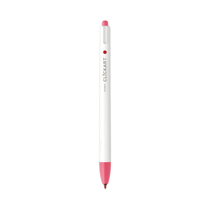 ClickArt Retractable Marker Pen 0.6mm Baby Red Dozen UPC