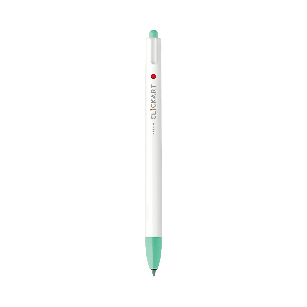 ClickArt Retractable Marker Pen 0.6mm Mint Green Dozen UPC