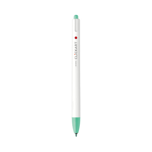 ClickArt Retractable Marker Pen 0.6mm Mint Green Dozen UPC