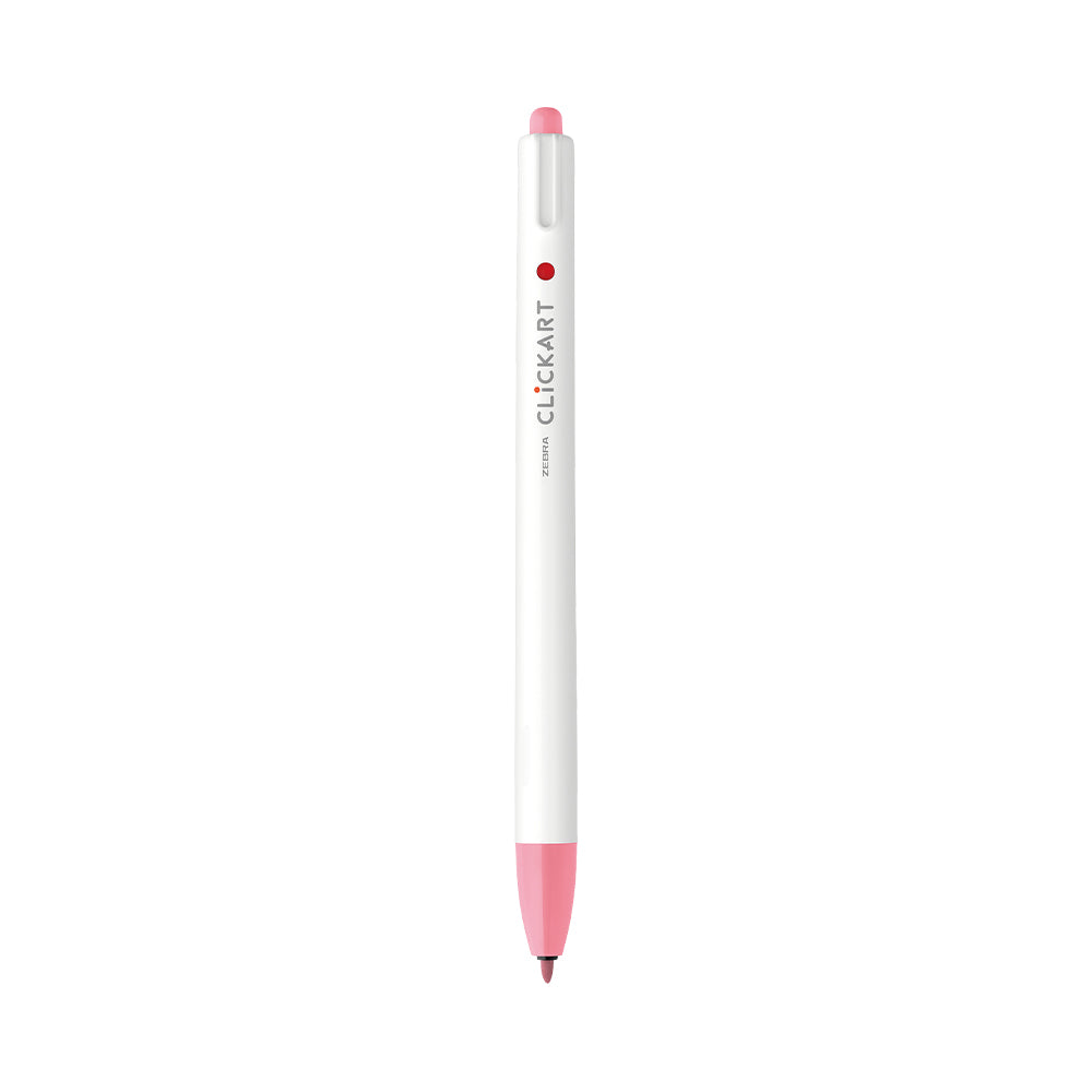 ClickArt Retractable Marker Pen 0.6mm Peach Pink Dozen UPC