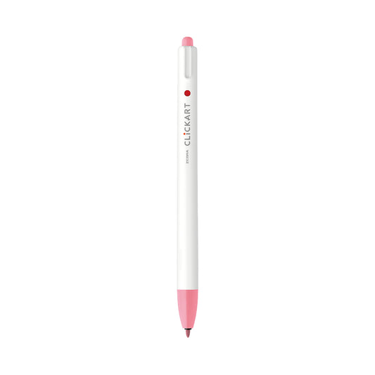 ClickArt Retractable Marker Pen 0.6mm Peach Pink Dozen UPC