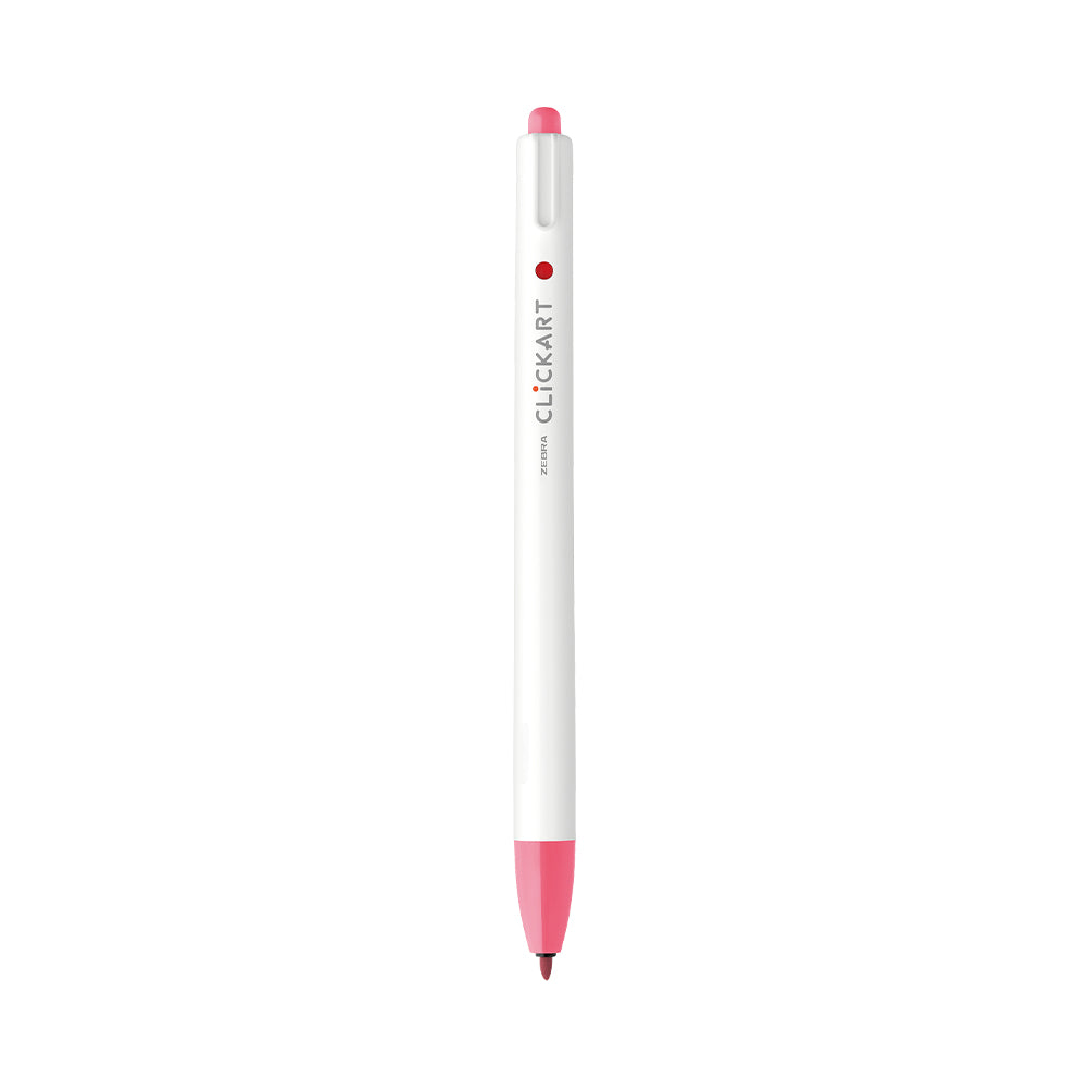 ClickArt Retractable Marker Pen 0.6mm Salmon Pink Dozen UPC