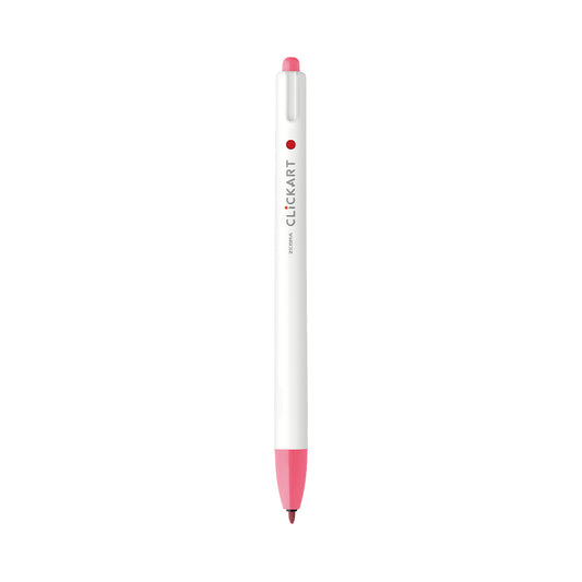 ClickArt Retractable Marker Pen 0.6mm Salmon Pink Dozen UPC