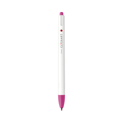 ClickArt Retractable Marker Pen 0.6mm Cherry Pink Dozen UPC
