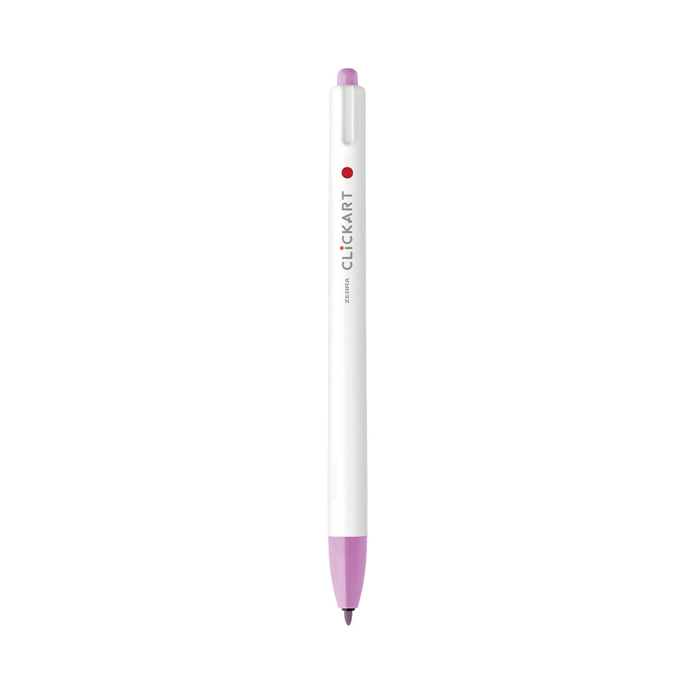 ClickArt Retractable Marker Pen 0.6mm Lavender Dozen UPC