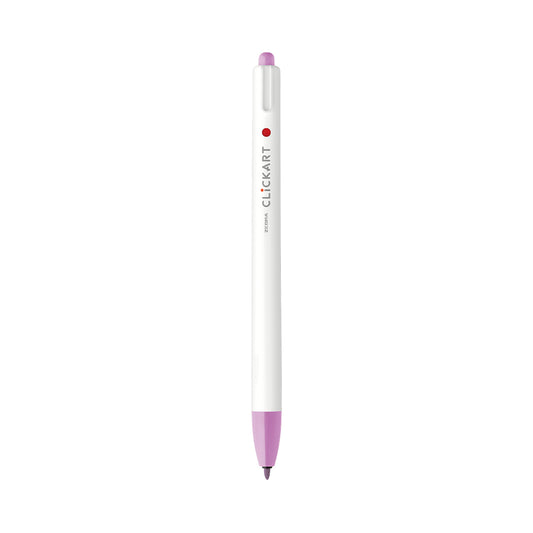 ClickArt Retractable Marker Pen 0.6mm Lavender Dozen UPC