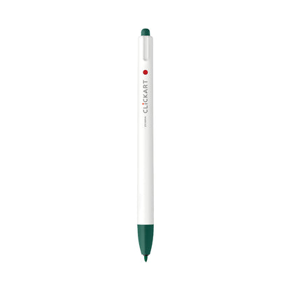 ClickArt Retractable Marker Pen 0.6mm Green Black Dozen UPC