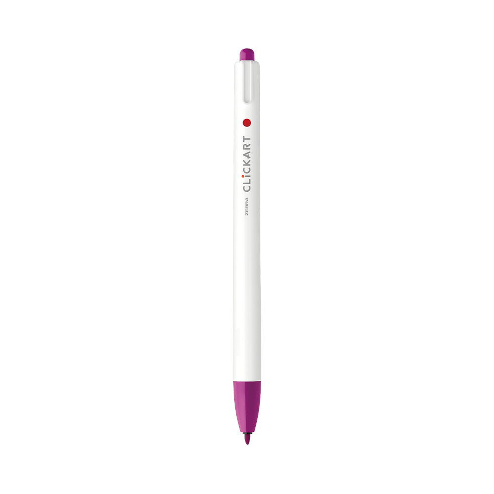 ClickArt Retractable Marker Pen 0.6mm Magenta Dozen UPC