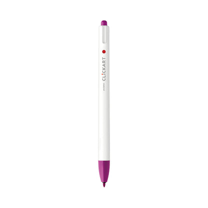 ClickArt Retractable Marker Pen 0.6mm Magenta Dozen UPC