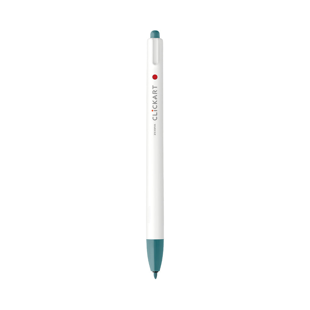 ClickArt Retractable Marker Pen 0.6mm Turquoise Blue Dozen UPC