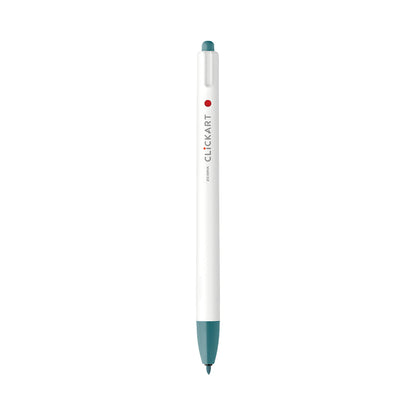 ClickArt Retractable Marker Pen 0.6mm Turquoise Blue Dozen UPC